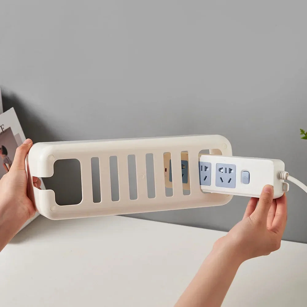 Bamboo Cable Organizer Box