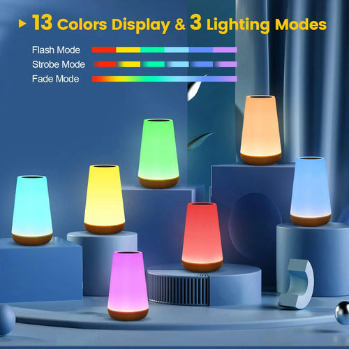 13-Color LED Mood Light with Remote Control